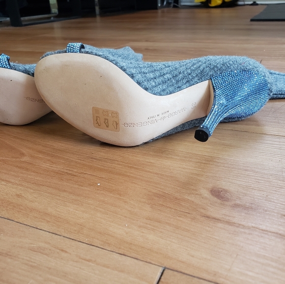 Marco de Vincenzo glitter grey ankle boot. Size 36 or 6 - Picture 5 of 5